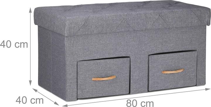 Actual product image Relaxdays Storage Bench (80 cm)