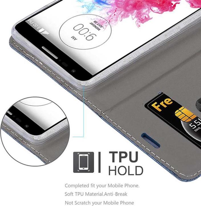 Image du produit Cadorabo Couverture look jeans Book (LG G3s)