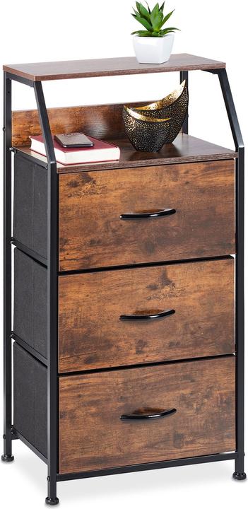 Immagine prodotto Relaxdays Cassettiera industriale (45 x 30 x 92 cm)