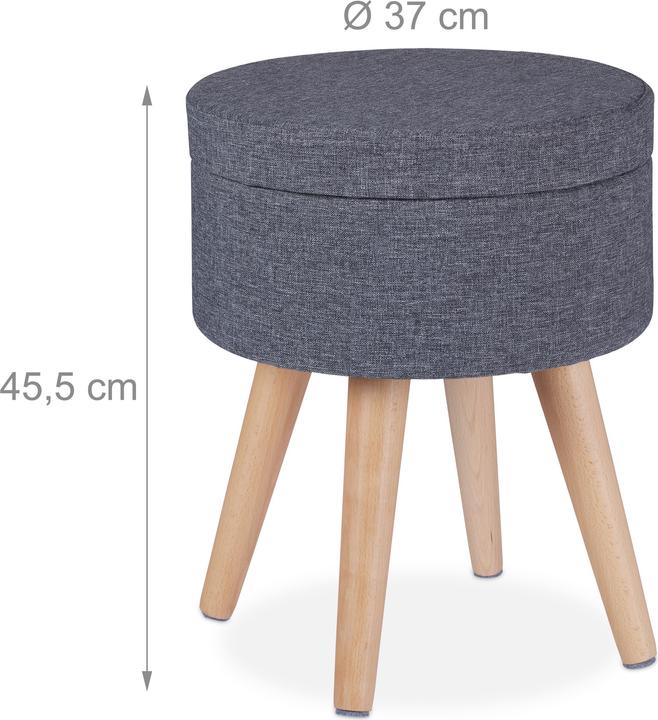 Actual product image Relaxdays Seat stool