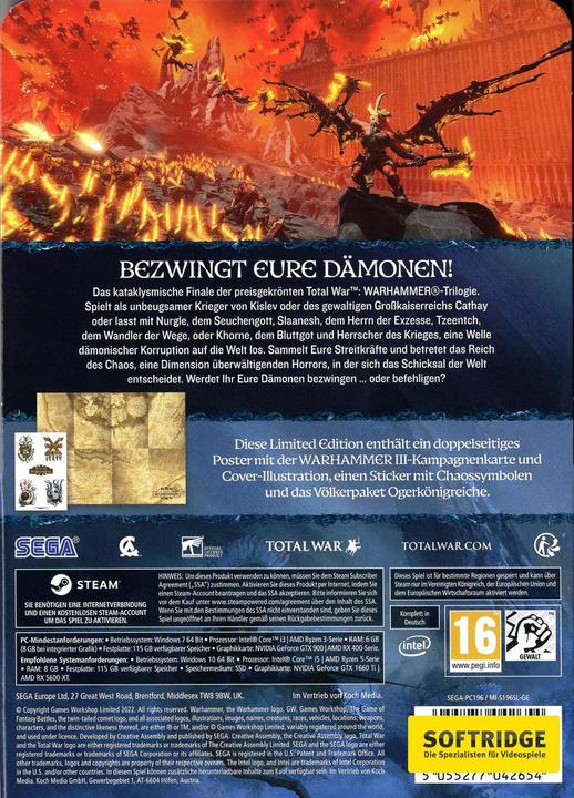 Produktbild Sega Total War: Warhammer 3 (PC, DE)