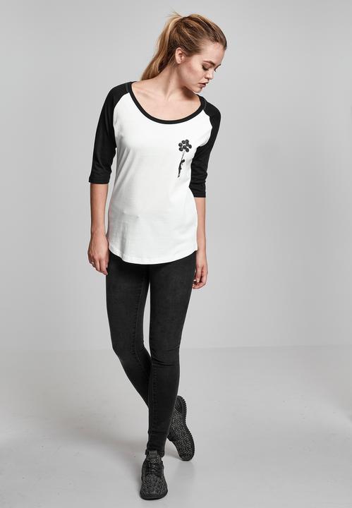 Actual product image Merchcode Ladies Brandalised - Banksy's Graffiti Balloons Raglan Tee (S)