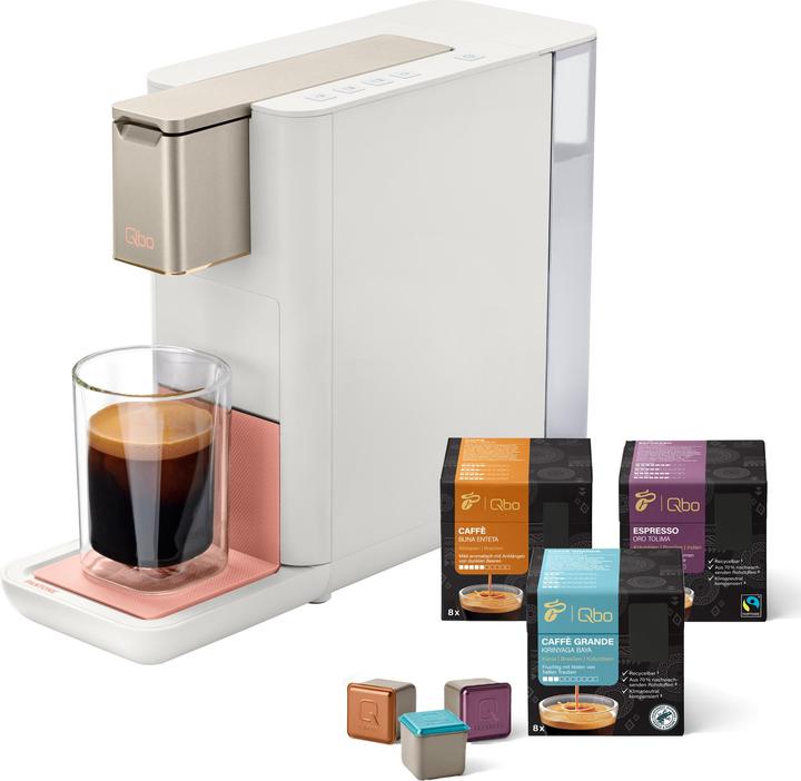 Tchibo Qbo ICONIC Pantone™ capsule machine incl. 24 capsules, muted clay