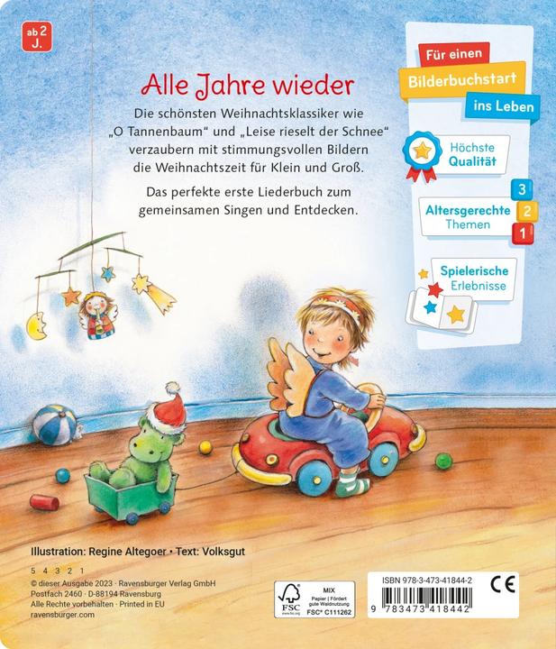 Actual product image Ravensburger Meine liebsten Weihnachtslieder (German, Folklore, 2023)