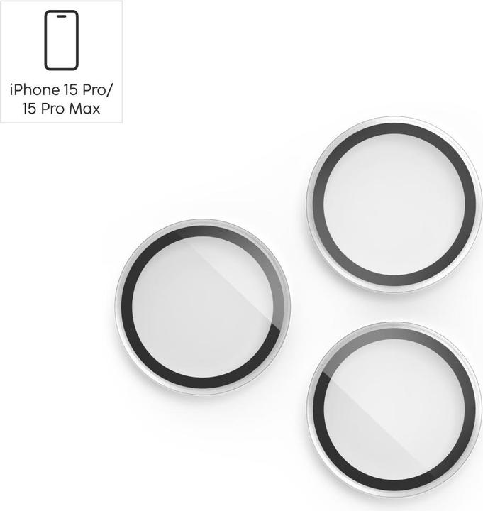 Image du produit Hama Cam Protect (1 pièce(s), Apple iPhone 15 Pro Max, Apple iPhone 15 Pro)
