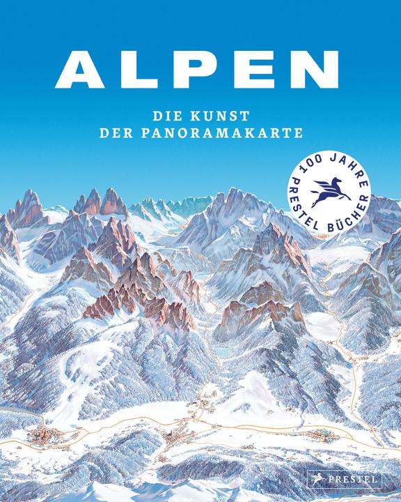 Actual product image Alps. The art of the panoramic map (German, Tom Duration, 2024)