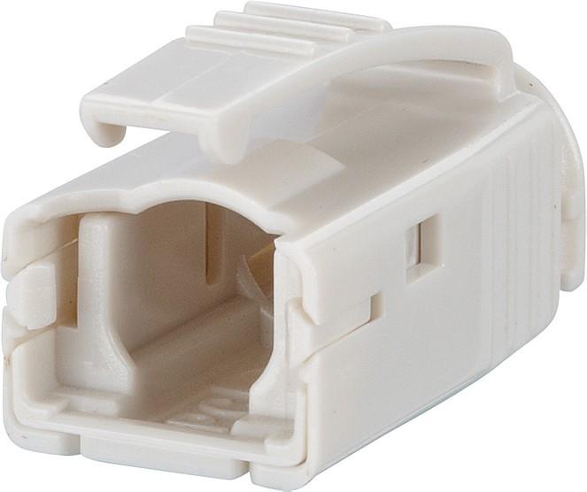 Produktbild Metz Connect E-DAT Ind. IP20 BP grau 1401008203-EKnickschutztülle (Überspannungsschutzadapter)