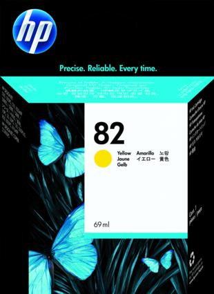 Actual product image HP 82 (Y)