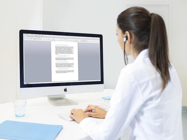 Actual product image Philips Transcription Set 7277 Professional dictation machine