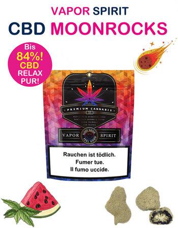 Image du produit Vapor Spirit CBD - Moonrocks melon / menthe 5.0 g (5 g, Intérieur)