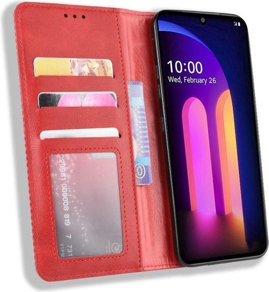 Actual product image MU Classic Retro Leather Bookcover Series (LG V60 ThinQ 5G)