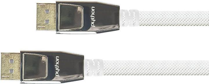 Image du produit Python Câble de connexion DisplayPort 1.2, 4K / UHD @60Hz, connecteur entièrement métallique, contacts (10 m, DisplayPort)
