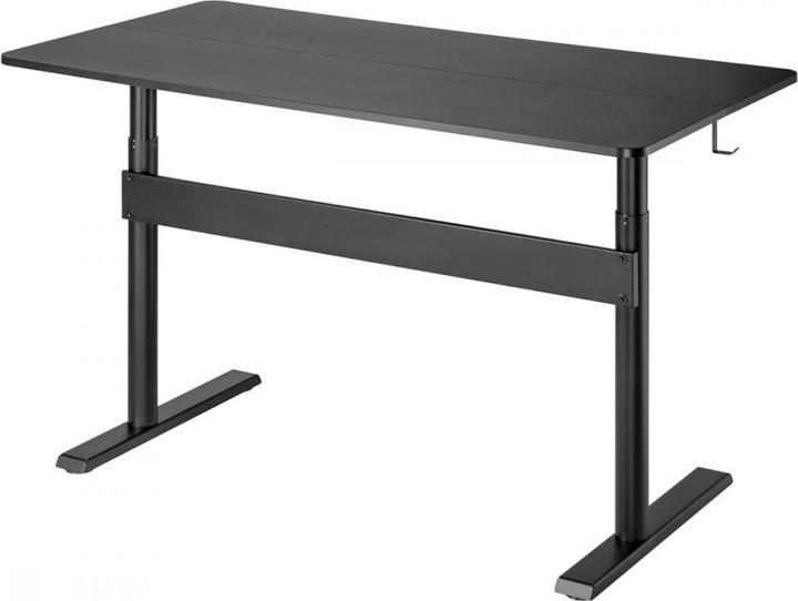 Produktbild Ergo Office Schreibtisch mit Platte 140x68cm Gasdruckfeder höhenverstellbar für Arbeiten im Stehe (140 x 68 cm)