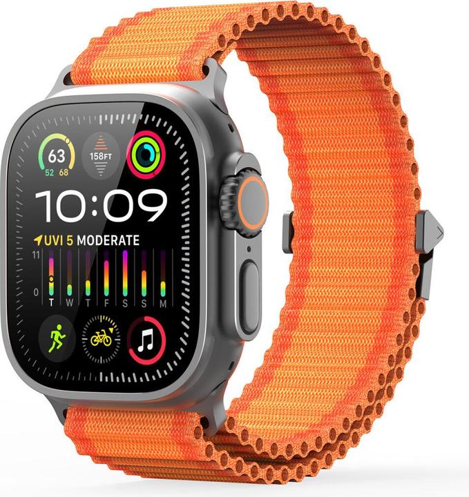 Produktbild Dux Ducis Ersatzarmband (44 mm, 45 mm, 42 mm, 49 mm, hautfreundliches Nylon, Apple Watch SE, Apple Watch Series 6, Apple Watch Series 5, Apple Watch Series 8, Apple Watch Series 3, Apple Watch Series 4, Apple Watch Series 9, Apple Watch Ultra 2, Apple Watch SE (2022/2023), Apple Watch Series 10, Apple Watch Series 7)