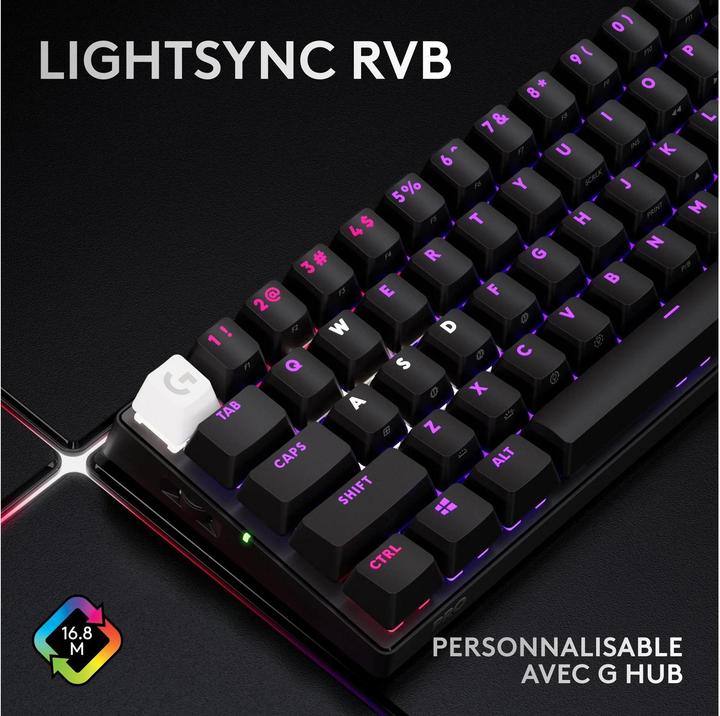 Produktbild Logitech G Pro X 60 (CH, Kabellos, Kabelgebunden)