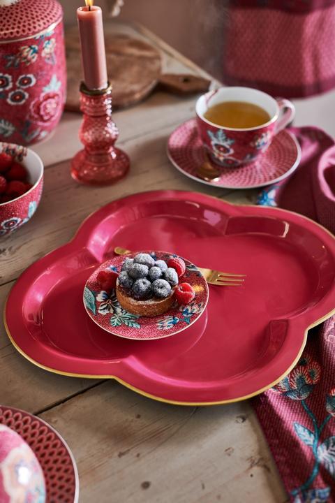 Immagine prodotto PIP Studio Guanto da forno Flower Festival rosa scuro 29 x 15 cm (Cotone)