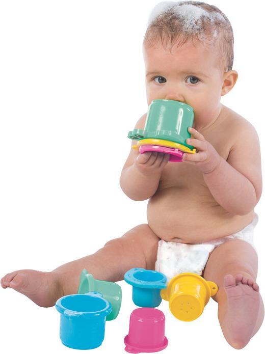 Actual product image Playgro Stacking beaver crocodile -pastel colors