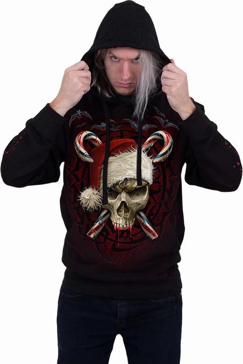 Image du produit Spiral - Sweat à capuche CANDY CANE SANTA - Adulte (XL)