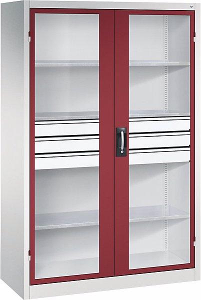 Produktbild C+P Sichtfenster-Flügeltürschrank (120 cm, 195 cm)