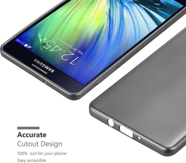 Productafbeelding Cadorabo TPU Matte Metallic hoes (Samsung Galaxy A7)