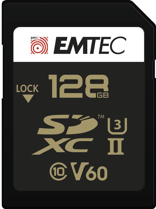 Emtec SD 128GB UHS-II U3 V60 Ultra Pro (128 GB, SDXC, U3, UHS-II)