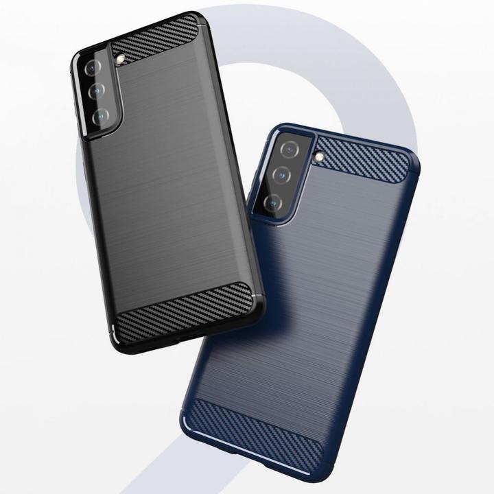 Image du produit Hurtel Carbon Case couverture flexible pour Samsung Galaxy S21 FE noir (Samsung Galaxy S21 FE)