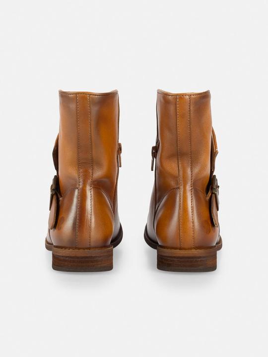 Actual product image Felmini ORDERG W106 Wide Fit boots made of genuine leather, with low heel, inner zip f (40)