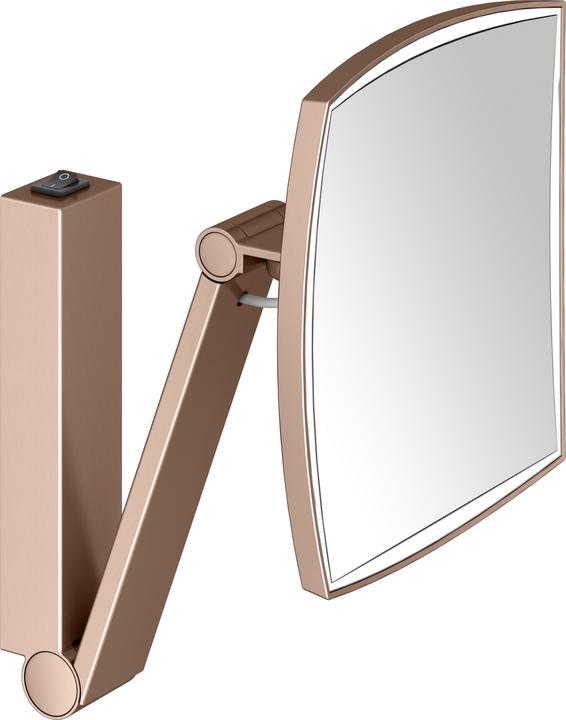 Brushed rose gold