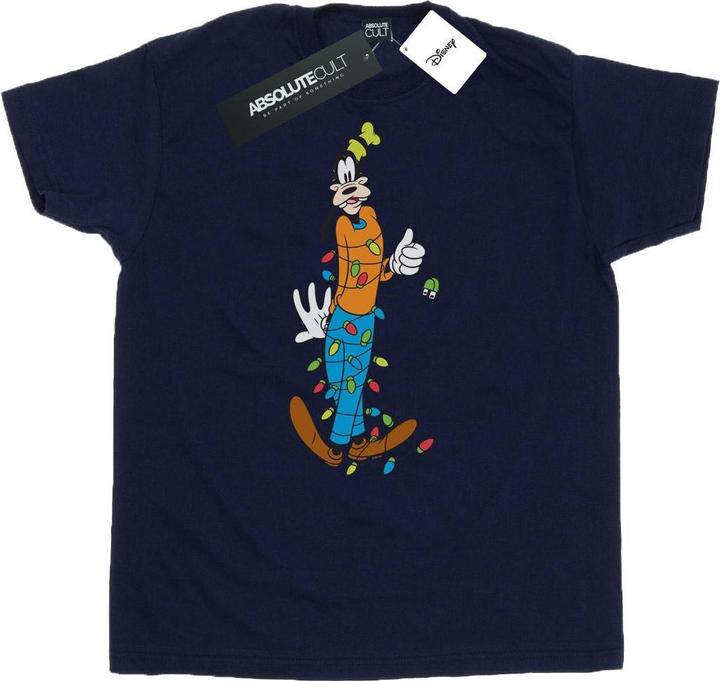 Immagine prodotto Disney Goofy Christmas Lights Maglietta Uomo (3XL)