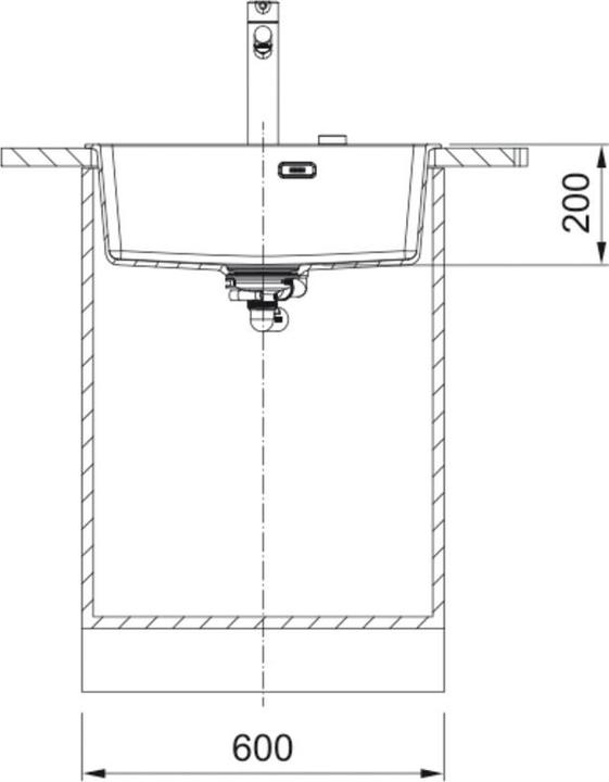 Produktbild Franke Farbspüle Fragranit Maris MRG 610-54A (60 cm)