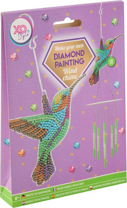 Actual product image Grafix Diamond painting wind chime animal