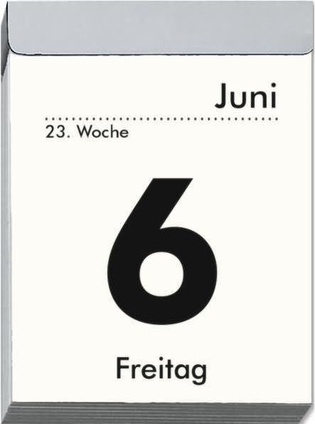 Image du produit Calendrier journalier détachable 2025 M, 5,4x7,2cm, calendrier détachable avec Sudokus, recettes et (Allemand)