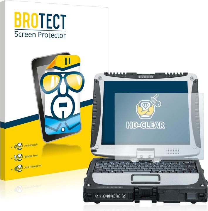 Produktbild BROTECT Schutzfolie Displayschutz Klar (2 Stück, Toughbook CF-19)