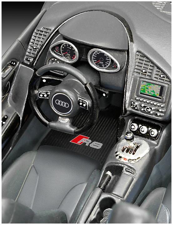 Produktbild Revell Audi R8 matt schwarz
