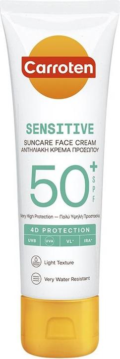 Actual product image Carroten Face Sensicare Cream SPF 50 50 ml (Sun cream face, SPF 50, 50 ml)