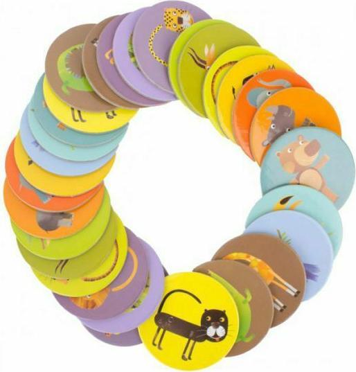 Actual product image Djeco Memory Jungle (German, French, Italian, English)