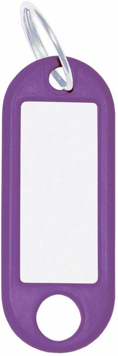 Wedo Schlüsselanhänger 18 mm mit Ring, Violett, 100 Stück