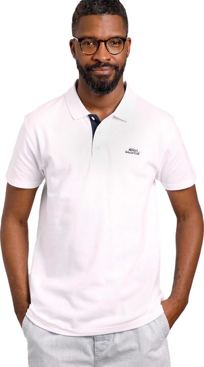 Actual product image Weird Fish Mens Miles Pique Organic Polo Shirt (XL)
