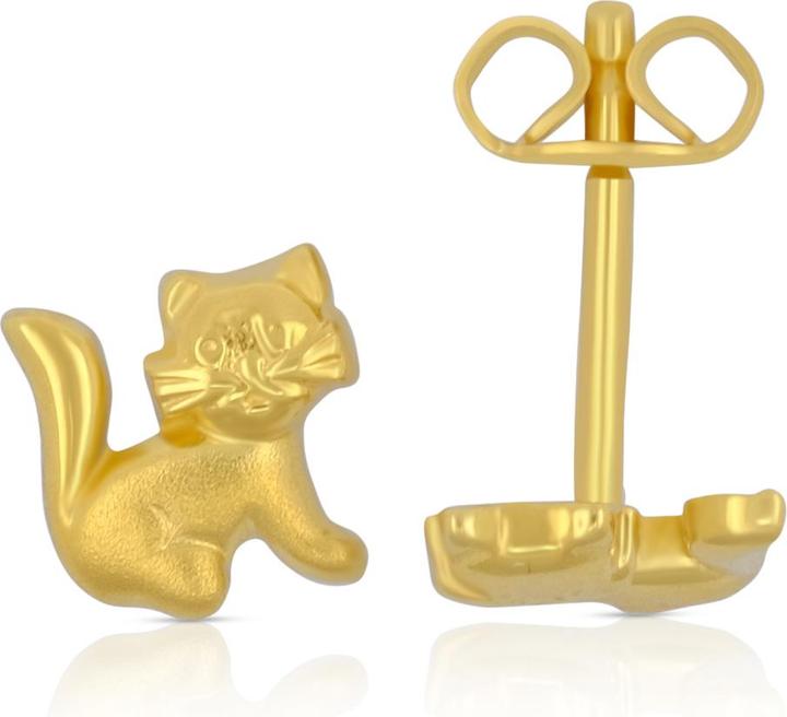 Produktbild Muau Katze (750/18 K Gelbgold)