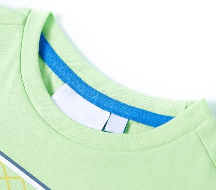 Produktbild VidaXL Kinder-T-Shirt Lindgrün 104,Material: 100 % Baumwolle,Farbe (104)