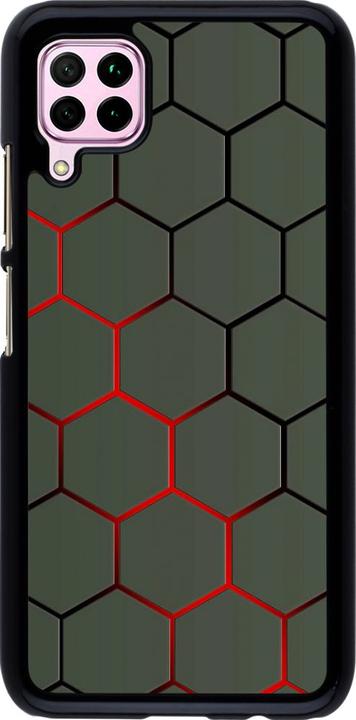 Actual product image PhoneLook Cover Geometric Line red (Huawei P40 Lite)