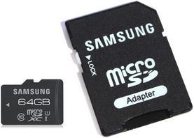 Samsung microSDXC Card Pro, UHS-I (64 GB, microSDXC)