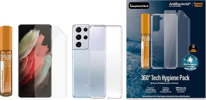 Actual product image PanzerGlass 360° Protection - Glass + Cover (1 Piece, Samsung Galaxy S21 Ultra)