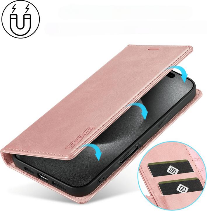 Immagine prodotto LC.Imeeke iPhone 16 Pro Max - Custodia Flip Vintage (Apple iPhone 16 Pro Max)