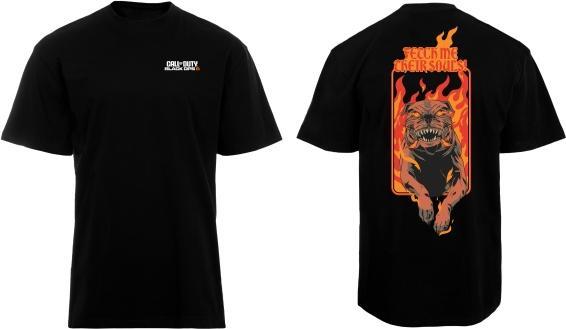 Actual product image Dpi Merchandising Call of Duty: Black Ops 6 Oversize T-Shirt ""Hellhound"" Black (M)