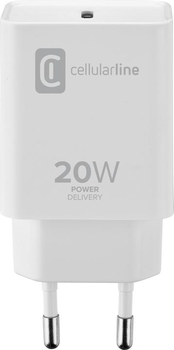Produktbild Cellularline USB-C Charger 20W - iPad (2020), iPad Pro (2018 or later) and iPad Air (2020) (20 W)