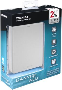 Actual product image Toshiba Canvio Alu 3S (2 TB)