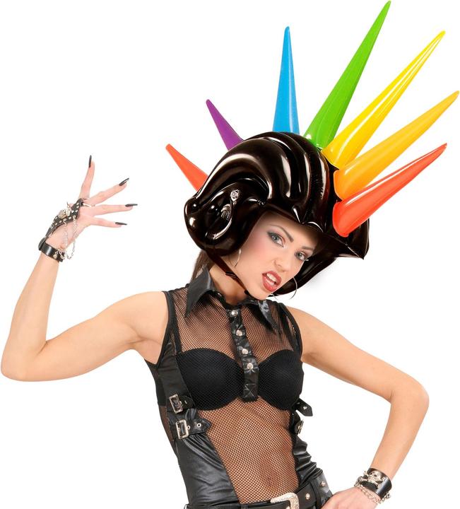 Actual product image Widmann Inflatable Iroquois helmet