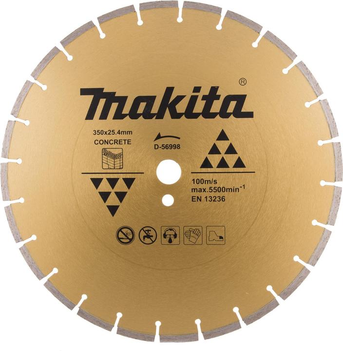 Actual product image Makita D-56998 Dem. disc for concrete 350/25.4 mm standard class