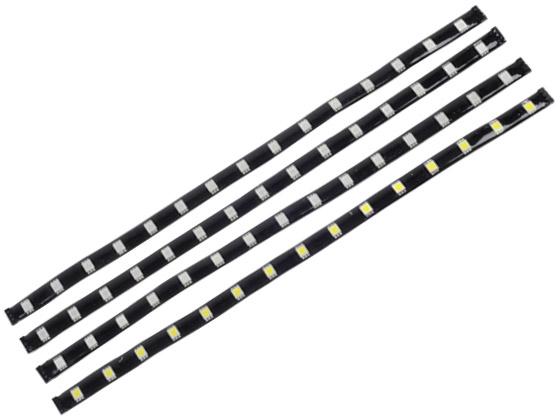 Produktbild Silverstone SST-LS01R - LED Strip Lichtstreifen für Modding von PC Gehäusen, rot, 30cm, 15LEDs (Rot)